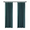 Commonwealth Home Fashions Commonwealth Weathermate tab Insulated Window Curtain, Green