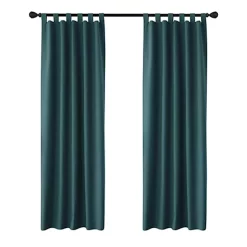 Commonwealth Home Fashions Commonwealth Weathermate tab Insulated Window Curtain, Green