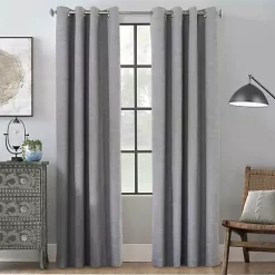 Commonwealth Home Fashions ThermaPlus Maya Blackout Insulated Window Curtain, Grey -As U Wish Sales Belk 832
