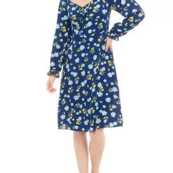 As U Wish Juniors' Long Sleeve Emma Midi Dress