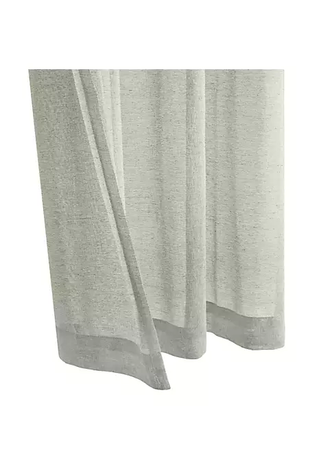 Commonwealth Home Fashions Commonwealth Belge Grommet Dressing Window Curtain Panel - 52x95", Grey 5 Commonwealth Home Fashions Commonwealth Belge Grommet Dressing Window Curtain Panel - 52x95", Grey - Image 3