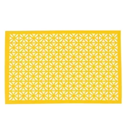 Hide+seek SUPPLY CO Breeze Block Placemats (set of 4)-Sunflower in Yellow -As U Wish Sales Belk 858