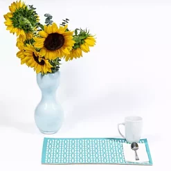 Hide+seek SUPPLY CO Breeze Block Placemats (set of 4)-Granada in Turquoise -As U Wish Sales Belk 885