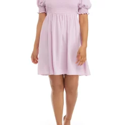 As U Wish Juniors' Short Puff Sleeve Dress -As U Wish Sales Belk 89