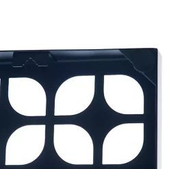 Hide+seek SUPPLY CO Breeze Block Metal Wall Tile: 7" x 7" Black -As U Wish Sales Belk 944