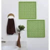 Hide+seek SUPPLY CO Breeze Block Metal Wall Tile: 15.5" x 15.5" Greenery -As U Wish Sales Belk 954