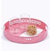 Hide+seek SUPPLY CO Breeze Block Metal Serving Tray Round-Pink -As U Wish Sales Belk 972
