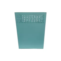 Hide+seek SUPPLY CO Breeze Block Tapered Metal WasteBin-Turquoise -As U Wish Sales Belk 979