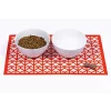 Hide+seek SUPPLY CO Breeze Block Placemats (set of 4)-Cordova in Orange -As U Wish Sales Belk 982