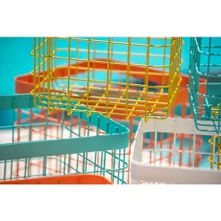 Hide+seek SUPPLY CO Formation Heavy-Duty Wire Bin-X-Large-Turquoise -As U Wish Sales Belk 998